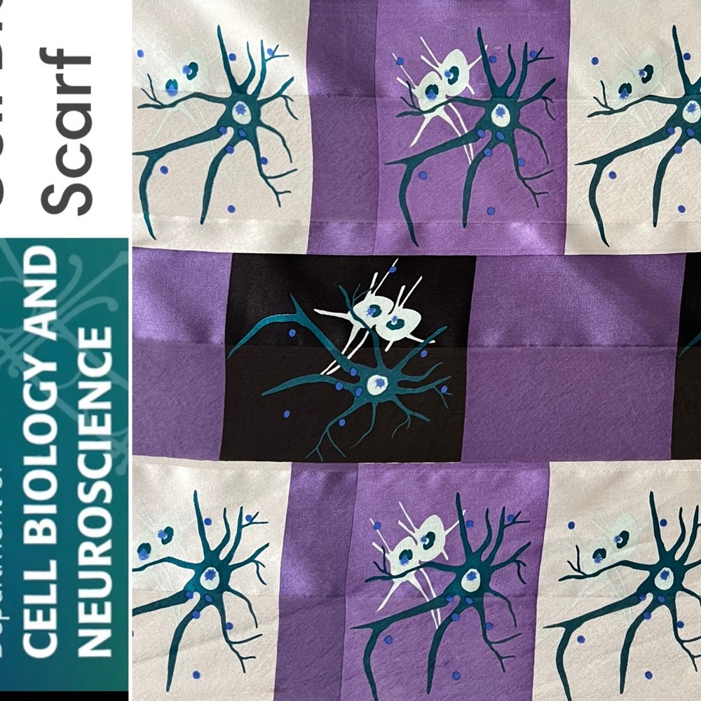 🔬Cellular Biology / Biologist 100% Silk Oblong Scarf | Cells | Cell Structure